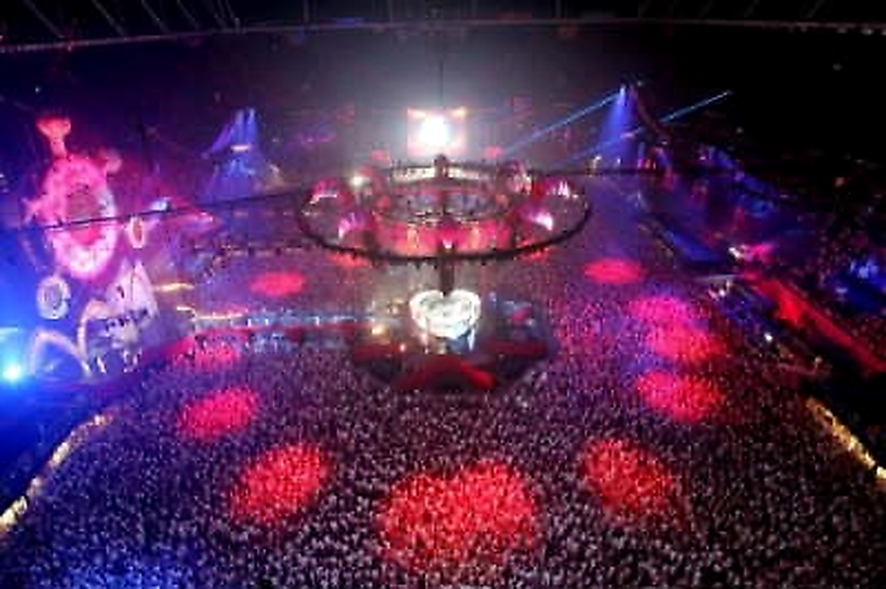 Großevent mit Lichtshow
